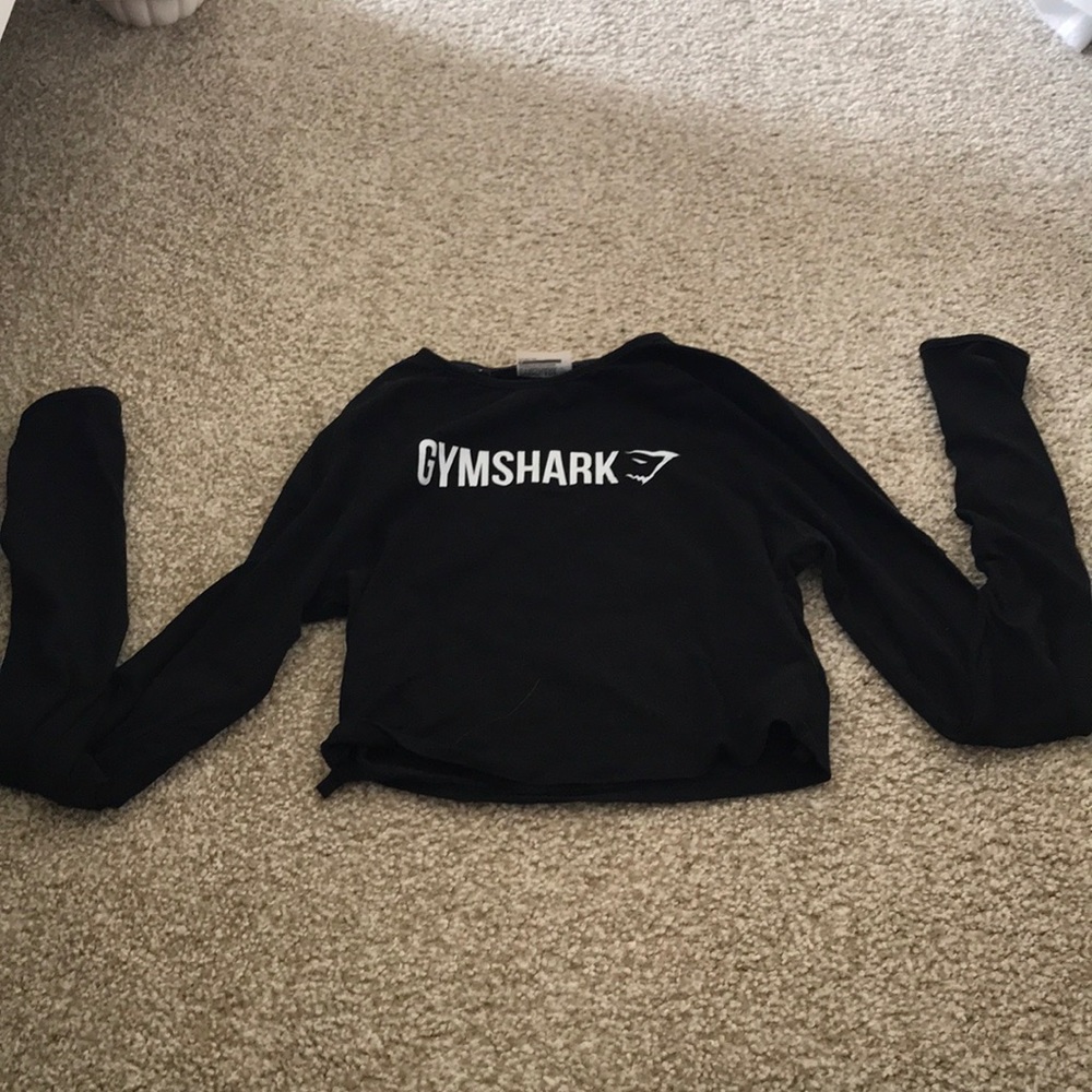Gymshark logo cropped shirt